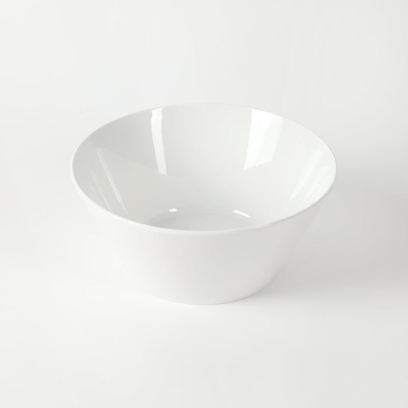 Gibson Home Great Essentials 9.4" Meal Bowl - White - Fine Ceramic - 4 Way Color Sleeve
