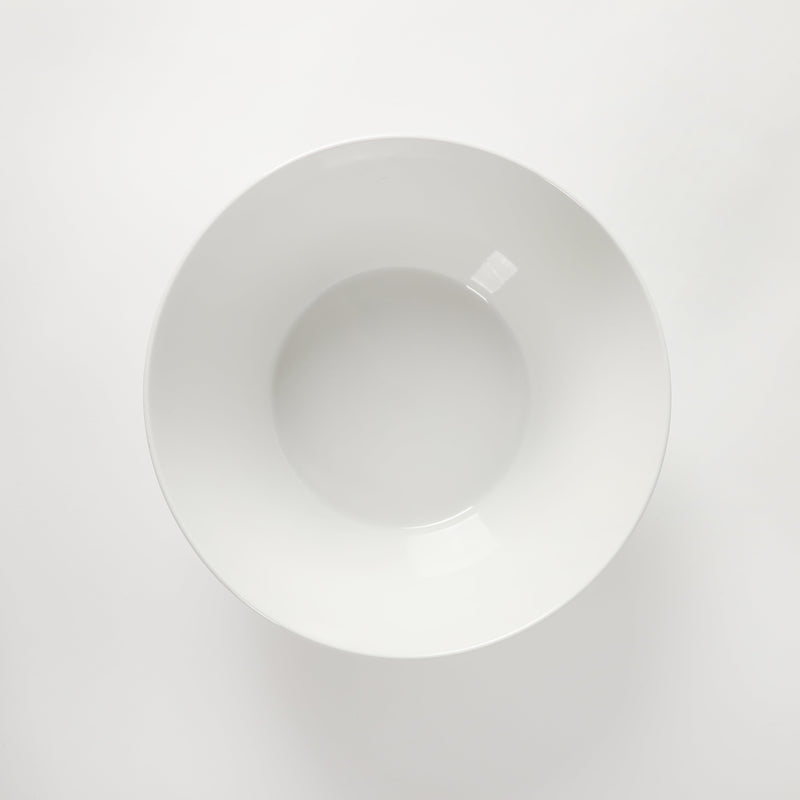Gibson Home Great Essentials 9.4" Meal Bowl - White - Fine Ceramic - 4 Way Color Sleeve