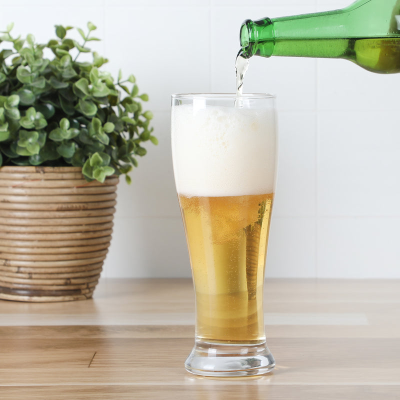 Gibson Home Callum 8pc 15.6oz Beer Pub Glass Set - Clear - Open Window Gift Box