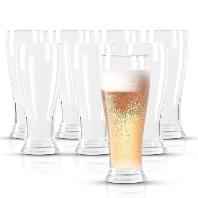 Gibson Home Callum 8pc 15.6oz Beer Pub Glass Set - Clear - Open Window Gift Box