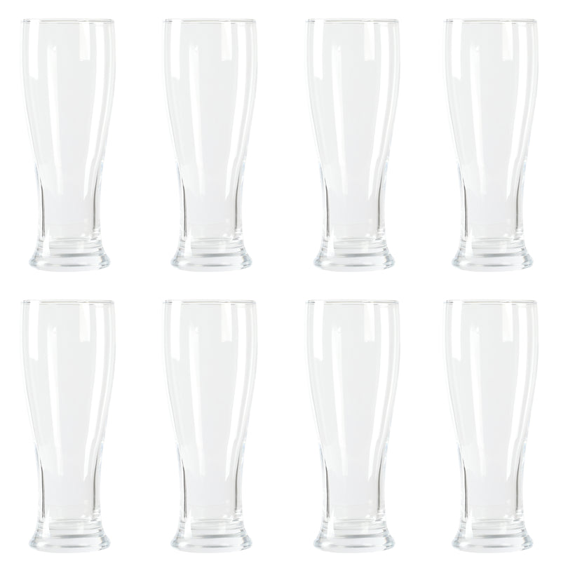 Gibson Home Callum 8pc 15.6oz Beer Pub Glass Set - Clear - Open Window Gift Box