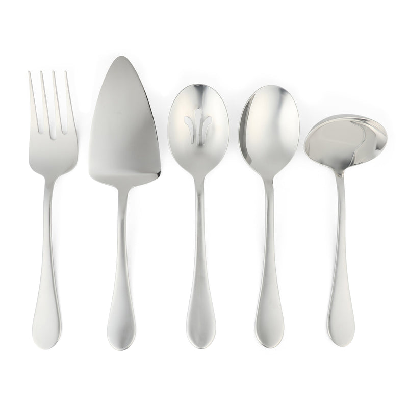 Martha Stewart Alness 5pc Stainless Steel Hostess Set - Open Window Gift Box