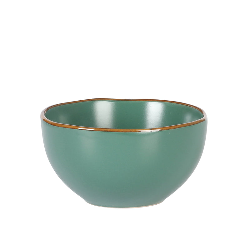 Gibson Home Hazeltine 16 pc Double Bowl Stoneware Dinnerware Set - Solid Color - Factory Remailer