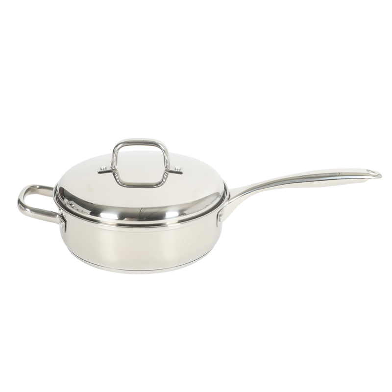 Oster Platinum Sedwick 10pc Stainless Steel Stackable Cookware Set w/ Domed Lid - Encapsulated Induction Base - Gift Box w/ Remailer