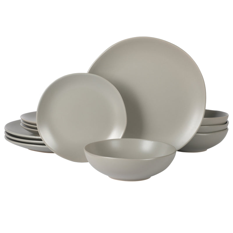 Gibson Home Bethel 12pc Stoneware Dinnerware Set - Factory Remailer