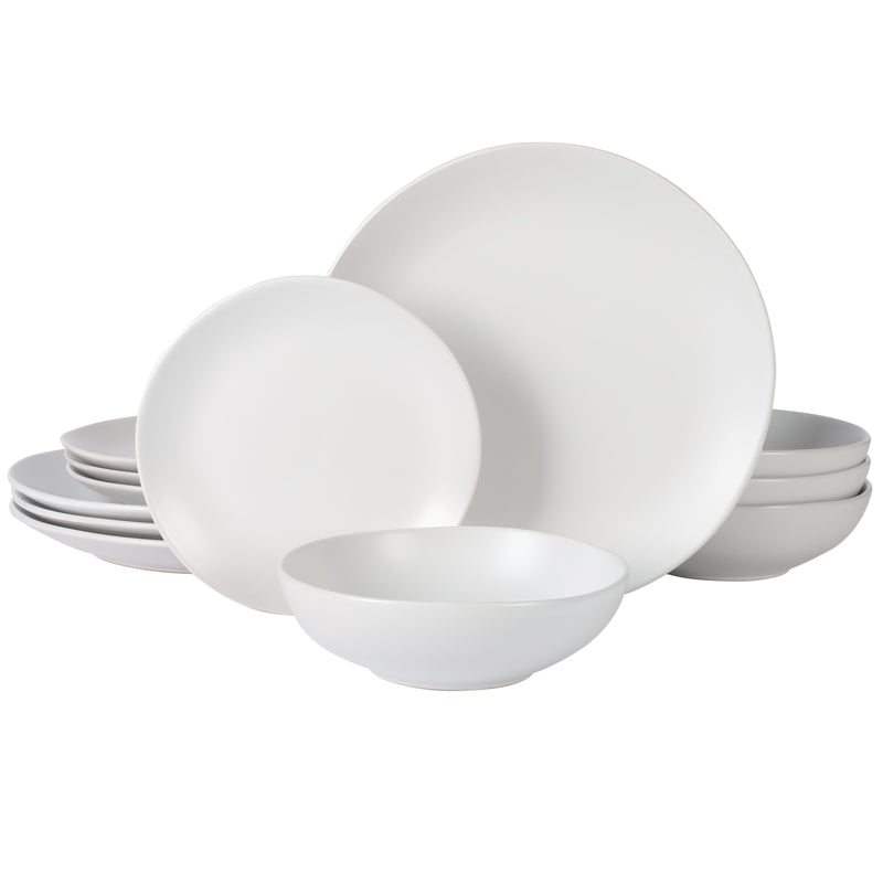 Gibson Home Bethel 12pc Stoneware Dinnerware Set - Factory Remailer