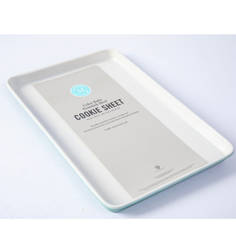 Martha Stewart Gallen Non-Stick Carbon Steel 15" x 10" Cookie Sheet - Color Label