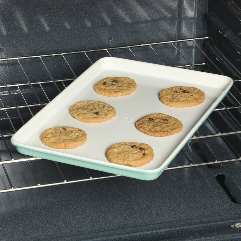 Martha Stewart Gallen Non-Stick Carbon Steel 15" x 10" Cookie Sheet - Color Label