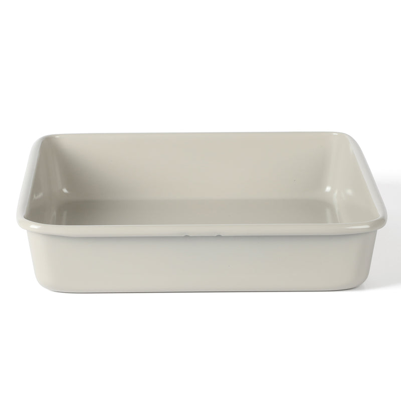 Martha Stewart Gallen 9" Carbon Steel Cake Pan - Cool Grey - Nonstick Interior - Color Label