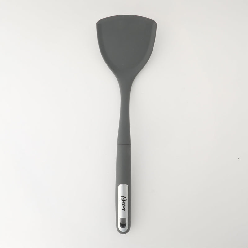 Oster Ridgecrest 2pc 14" Turner & Spoon - Grey - Silicone / Nylon - Tie Card