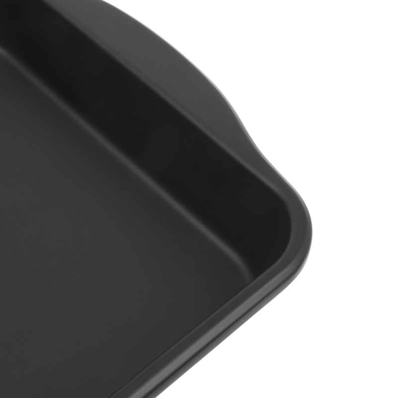 Oster Teston 13" x 9" Carbon Steel Bake Pan - Matte Black - Rectangle - Color Label