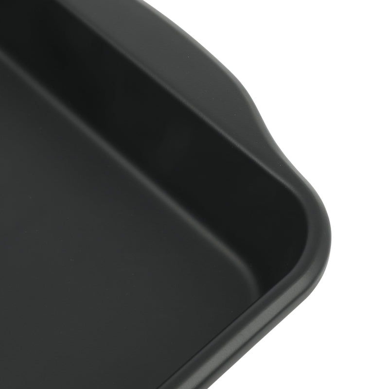 Oster Teston 8" Carbon Steel Cake Pan - Matte Black - Square - Color Label