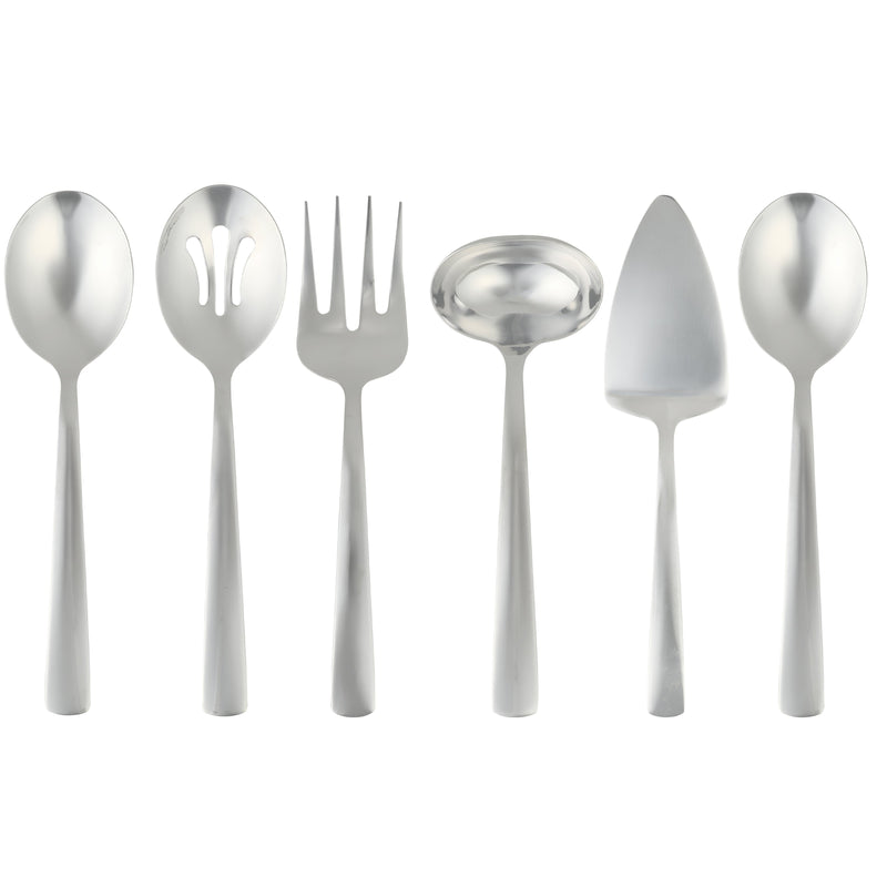 Oster Eastleigh 6pc Stainless Steel Hostess Set - Mirror Polish - Open Window Gift Box