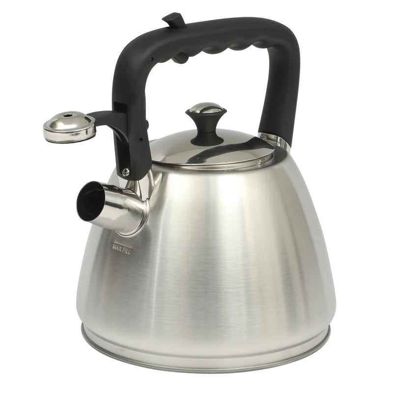Mr. Coffee Armidale 2.5qt Stainless Steel Tea Kettle - Brushed - Nylon Knob & Handle - Gift Box w/ Hang Tag