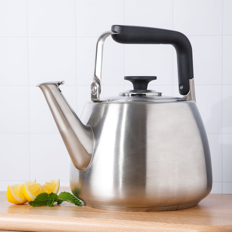 Sur la Table Kitchen Essentials Specialtea 1.9qt Stainless Steel Teakettle - Bakelite Handle & Knob - GBX
