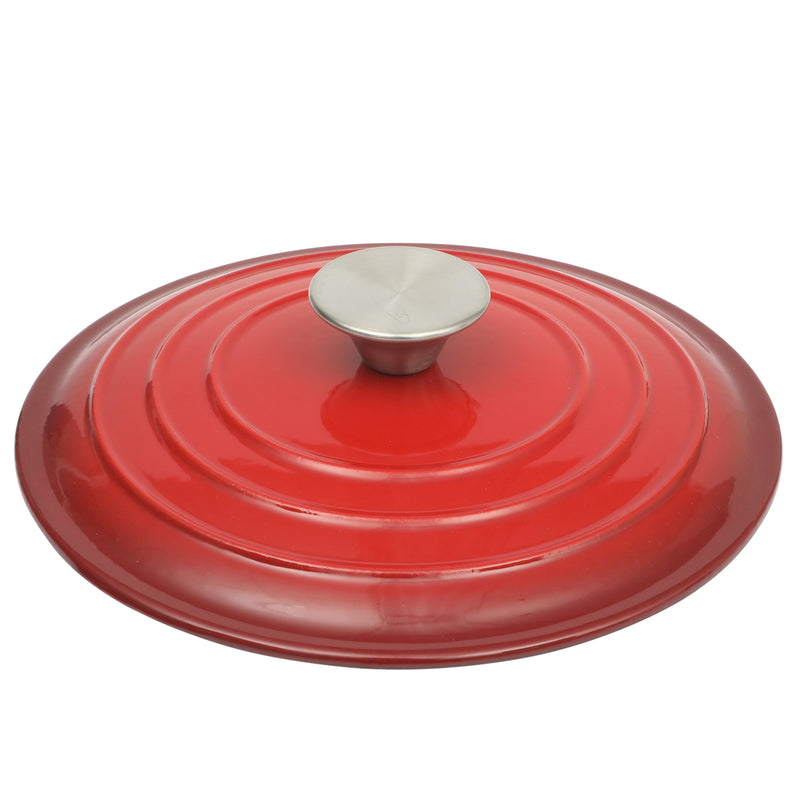Gibson Home Addlestone 2.65 qt Enamel Cast Iron Dutch Oven w/ Lid - Round - Color Sleeve
