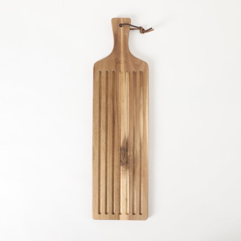 Gibson Elite Gracious Dining Bread Knife w/ Acacia Wood Board - Acacia Handle - Clam Pack w/ Window Box