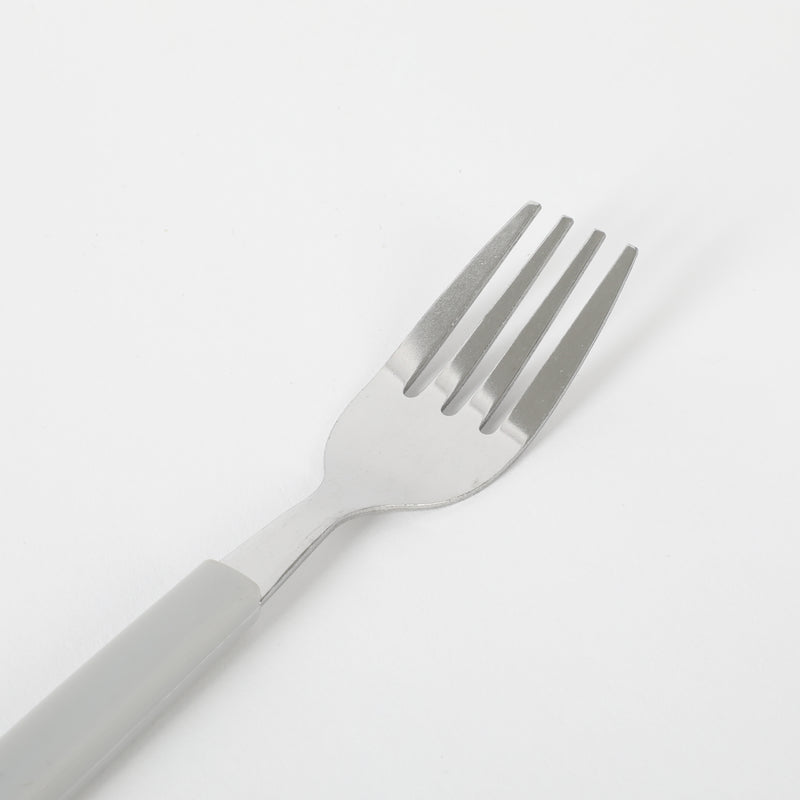 Gibson Home Edzelle 48pc Flatware Set w/ Black Plastic Tray - Service for 8 - Grey - Stainless Steel - Color Label w/ Shrink Wrap