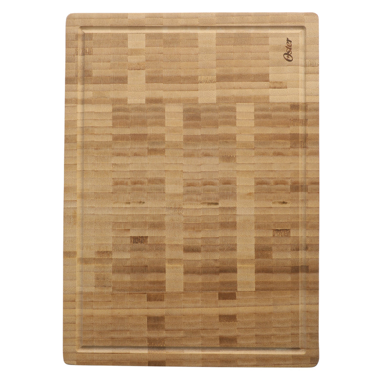Oster Capeheart 16.5" X 11.8" Bamboo Cutting Board - Rectangle - Oil Finished - Color Label