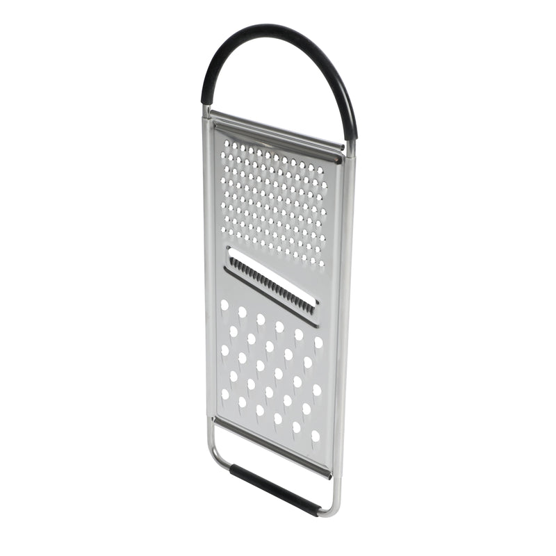 Oster Helmsdale1pc Stainless Steel Flat Grater - Silicone Anti-Slip Handle -Tie Card