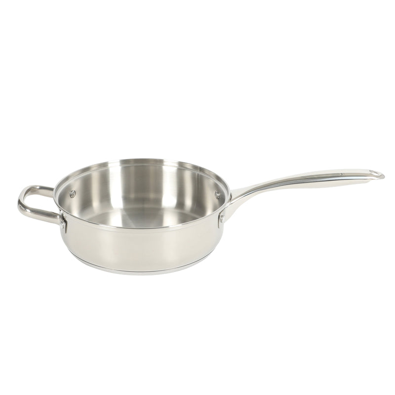 Oster Platinum Sedwick 10pc Stainless Steel Stackable Cookware Set w/ Domed Lid - Encapsulated Induction Base - Gift Box w/ Remailer