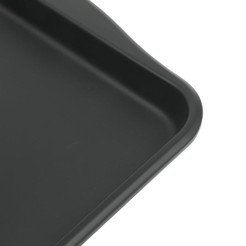 Oster Teston 15" X 10" Carbon Steel Cookie Sheet - Matte Black - Color Label