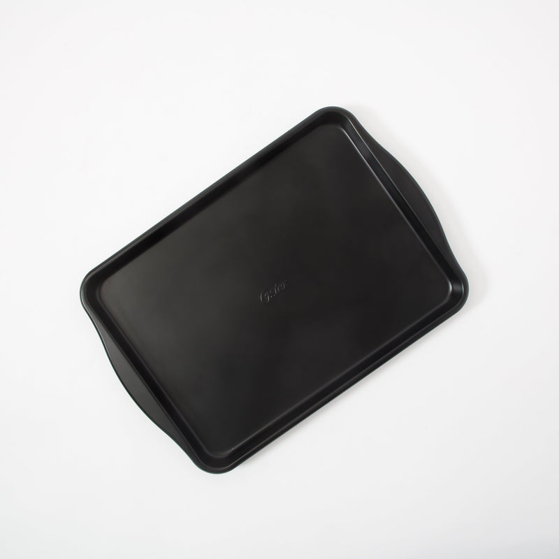 Oster Teston 15" X 10" Carbon Steel Cookie Sheet - Matte Black - Color Label
