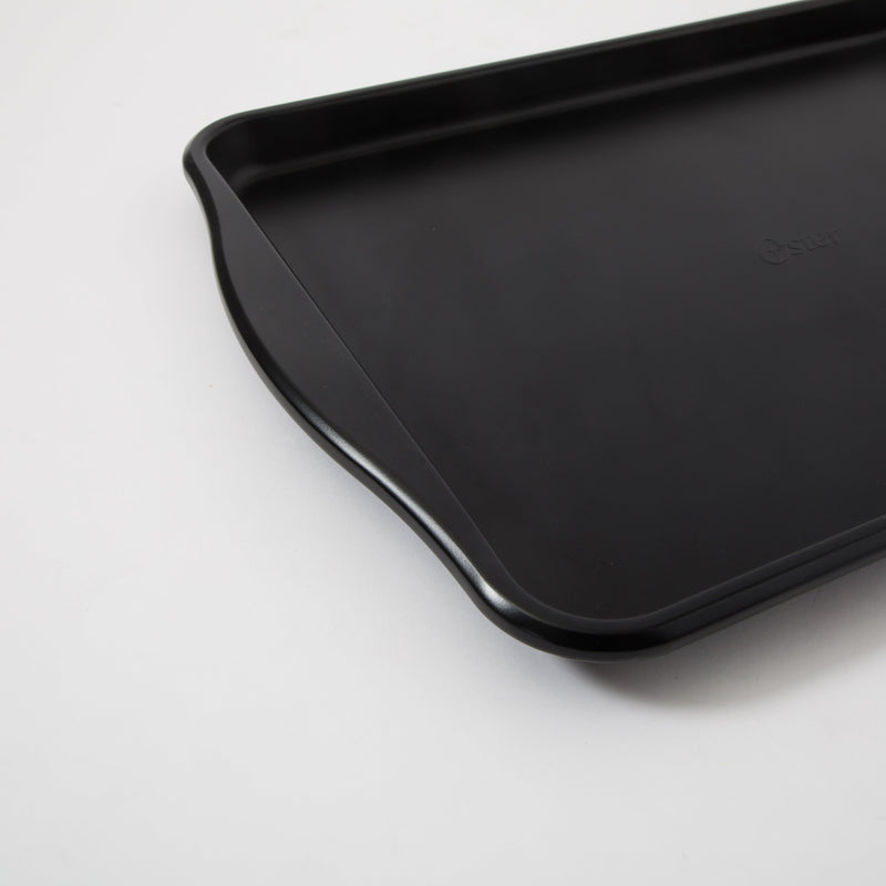 Oster Teston 15" X 10" Carbon Steel Cookie Sheet - Matte Black - Color Label