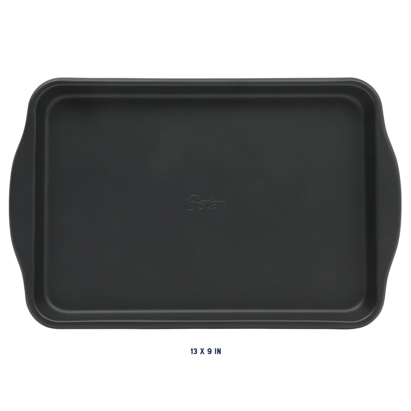 Oster Teston13" X 9" Carbon Steel Cookie Sheet - Matte Black - Color Label