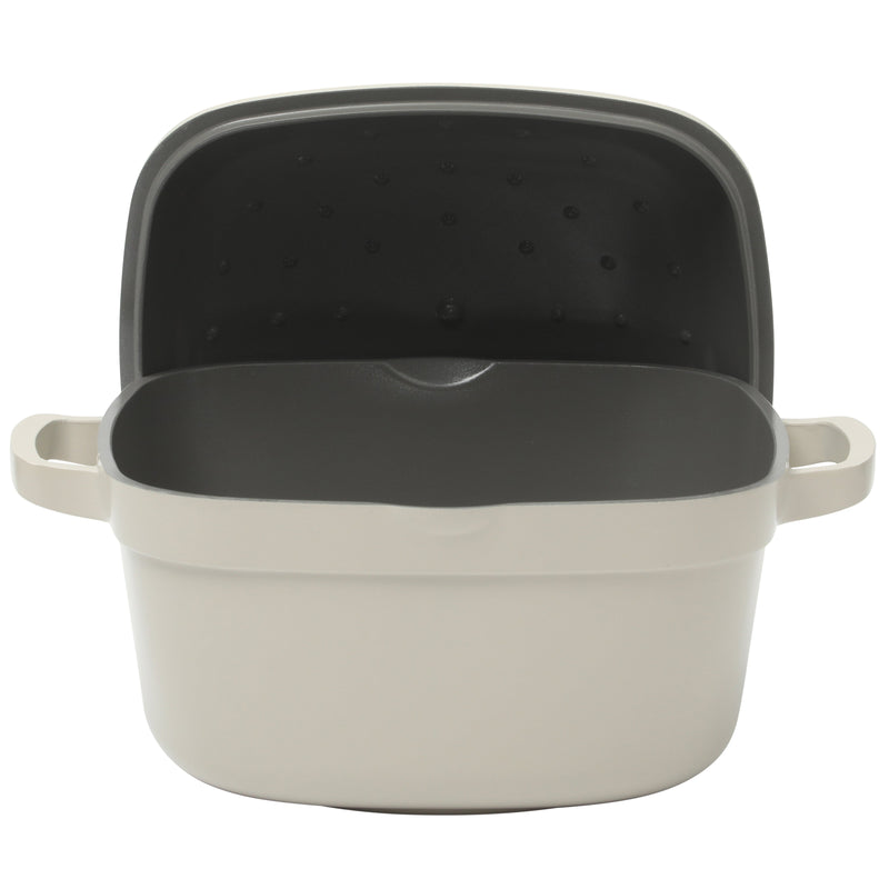 Crock-Pot Northvale 5.2qt Cast Aluminum Dutch Oven w/ Lid - Square - Nonstick Ceramic Interior - Induction - Gift Box w/ Remailer