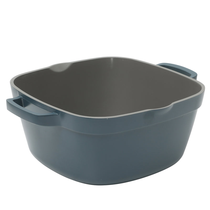Crock-Pot Northvale 5.2qt Cast Aluminum Dutch Oven w/ Lid - Square - Nonstick Ceramic Interior - Induction - Gift Box w/ Remailer