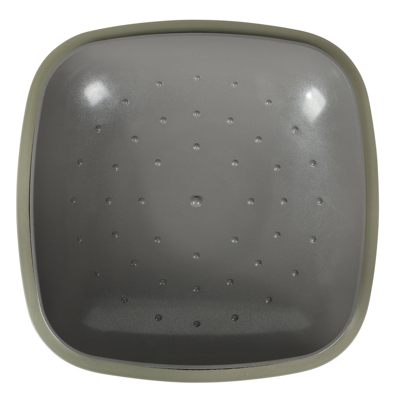 Crock-Pot Northvale 5.3qt Cast Aluminum Sauté Pan w/ Steamer & Lid - Square - Nonstick Ceramic Int - Induction - Soft Touch Handle - GBX