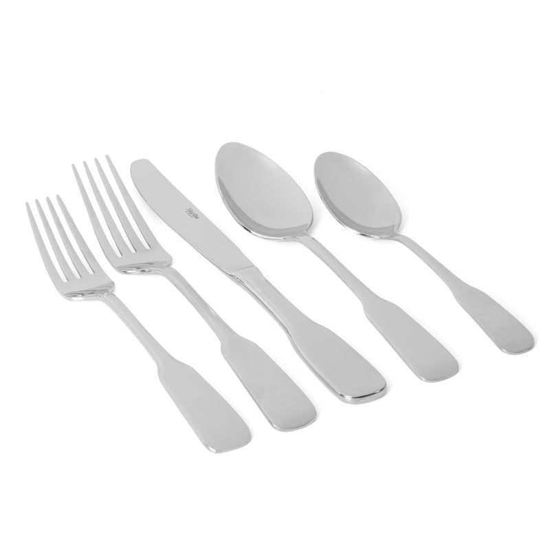 Martha Stewart Halsey 20pc Flatware Set - Mirror Polish - Stainless Steel - Open Window Gift Box