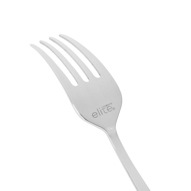 Gibson Elite Claudine 20pc Flatware Set - Mirror Polish - Stainless Steel - Open Window Gift Box
