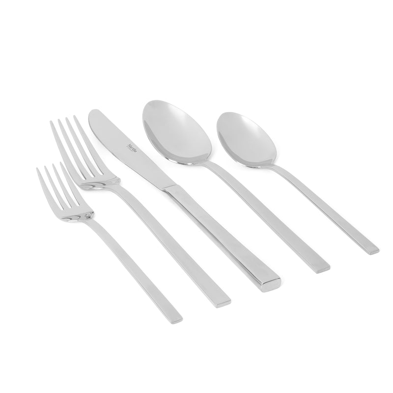 Martha Stewart Southland 20pc Flatware Set - Mirror Polish - Stainless Steel - Open Window Gift Box
