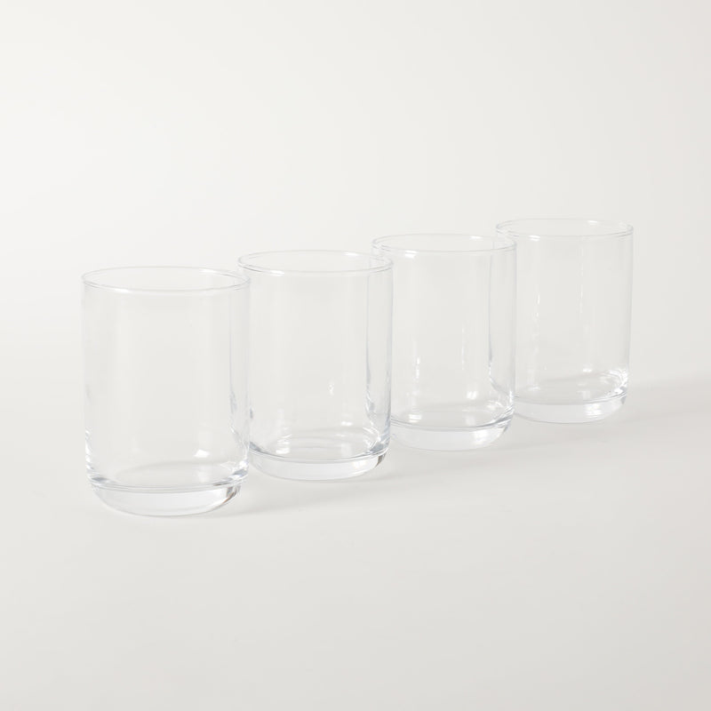 Gibson Home Emory 4pc 15oz DOF Glass Set - Clear - Open Window Gift Box