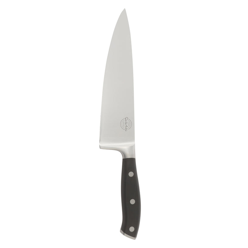Sur la Table Kitchen Essentials Tasting Kitchen 8" Chef Knife - German Steel Blade - Color Plastic Handle - SS - O/S - Clam Pack