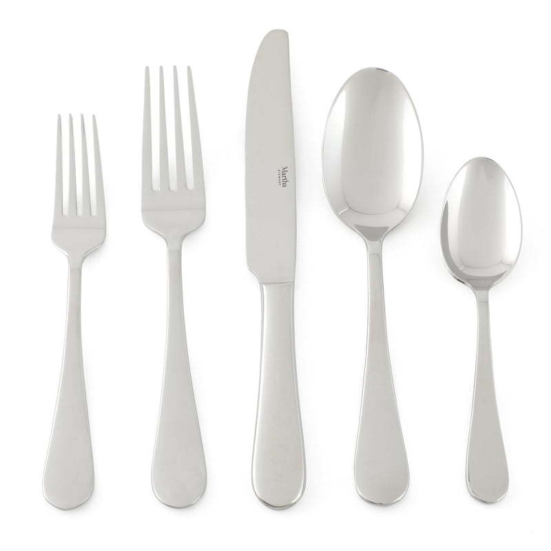 Martha Stewart Alness 20pc Flatware Set - Stainless Steel - Open Window Gift Box