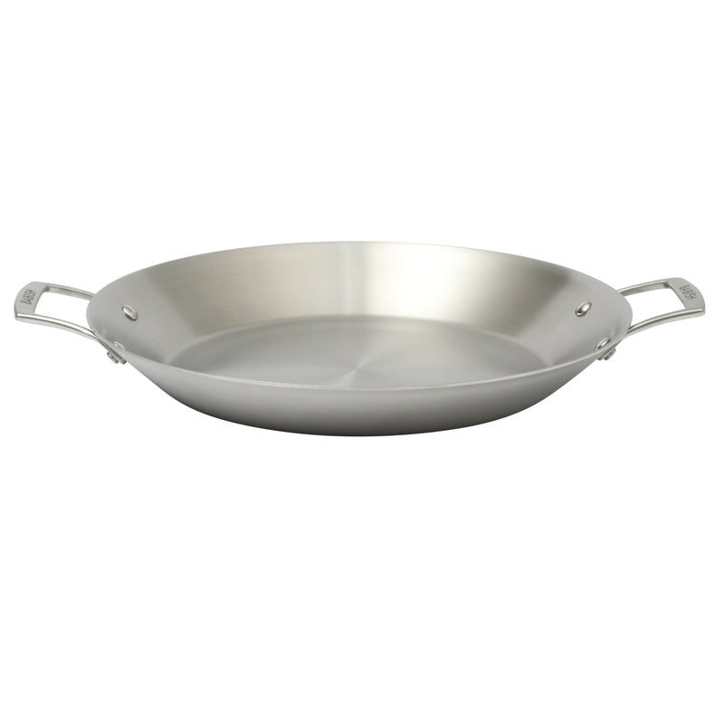 Babish 13" Stainless Steel Triply Paella Pan - Color Sleeve w/ Remailer