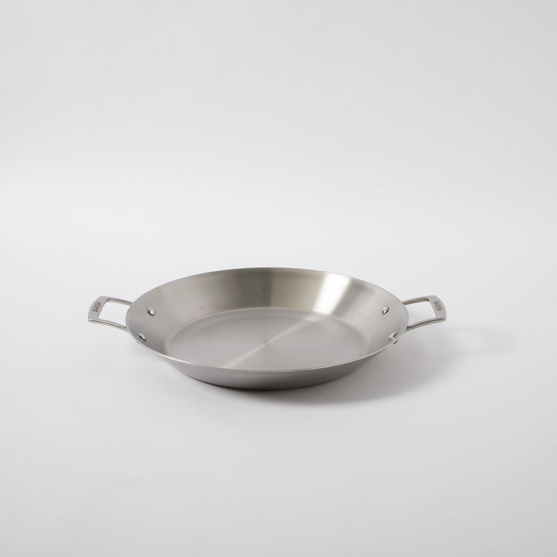 Babish 13" Stainless Steel Triply Paella Pan - Color Sleeve w/ Remailer