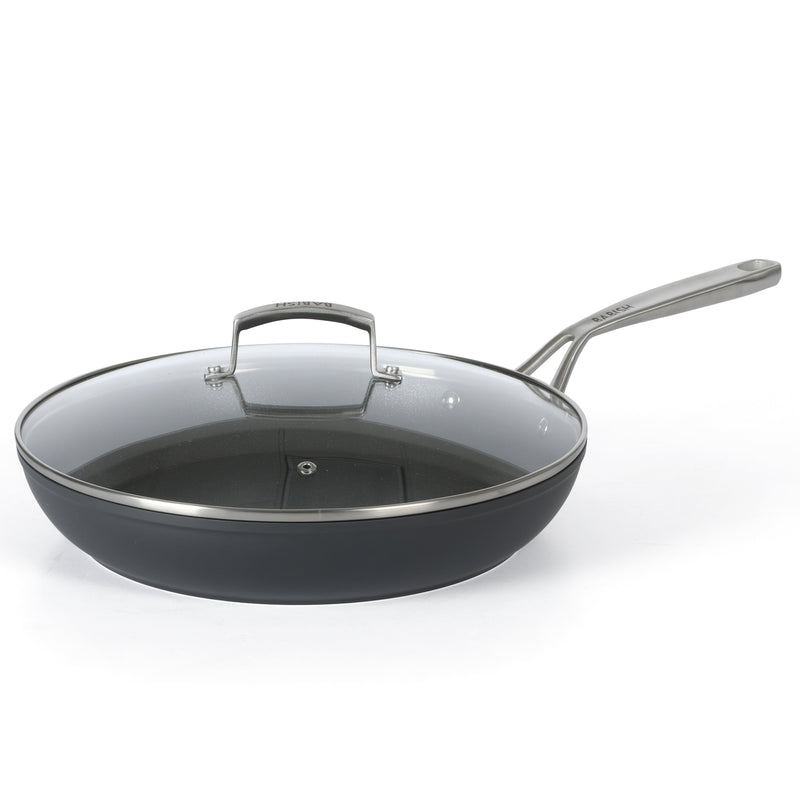 Babish 10pc Forged Aluminum Cookware Set - TI Plasma Nonstick Int - Induction Base - Cast Handles - Forged Al - GBX w/ Remailer