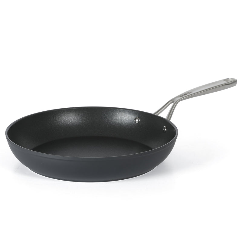 Babish 10pc Forged Aluminum Cookware Set - TI Plasma Nonstick Int - Induction Base - Cast Handles - Forged Al - GBX w/ Remailer
