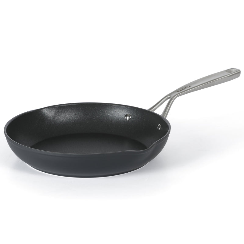 Babish 10pc Forged Aluminum Cookware Set - TI Plasma Nonstick Int - Induction Base - Cast Handles - Forged Al - GBX w/ Remailer
