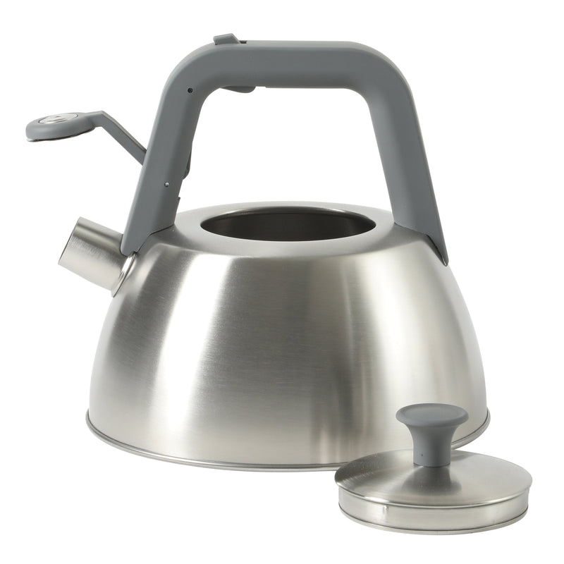Oster Beauford 2.85 qt Tea Kettle w/ Lid - Brushed - Nylon Handle - Stainless Steel - Color Sleeve