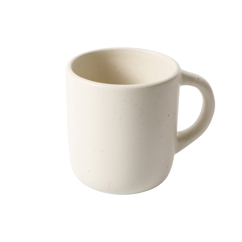 Bloomhouse Corsica Clay 4pc 18oz Mug Set - Reactive Glaze - Stoneware - Gift Box w/ Remailer: Burnt Apricot / Sea Salt