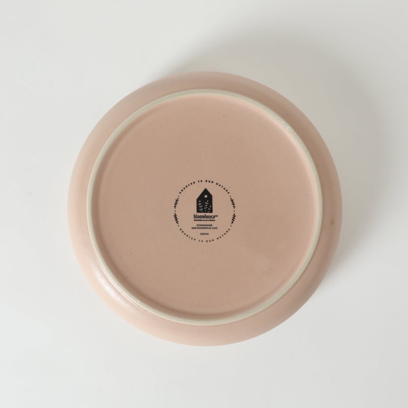 Bloomhouse Corsica Clay 4pc 9" Dinner Bowl Set - Reactive Glaze - Stoneware - Gift Box w/ Remailer: Burnt Apricot&nbsp; / Prosecco Blush / Sea Salt