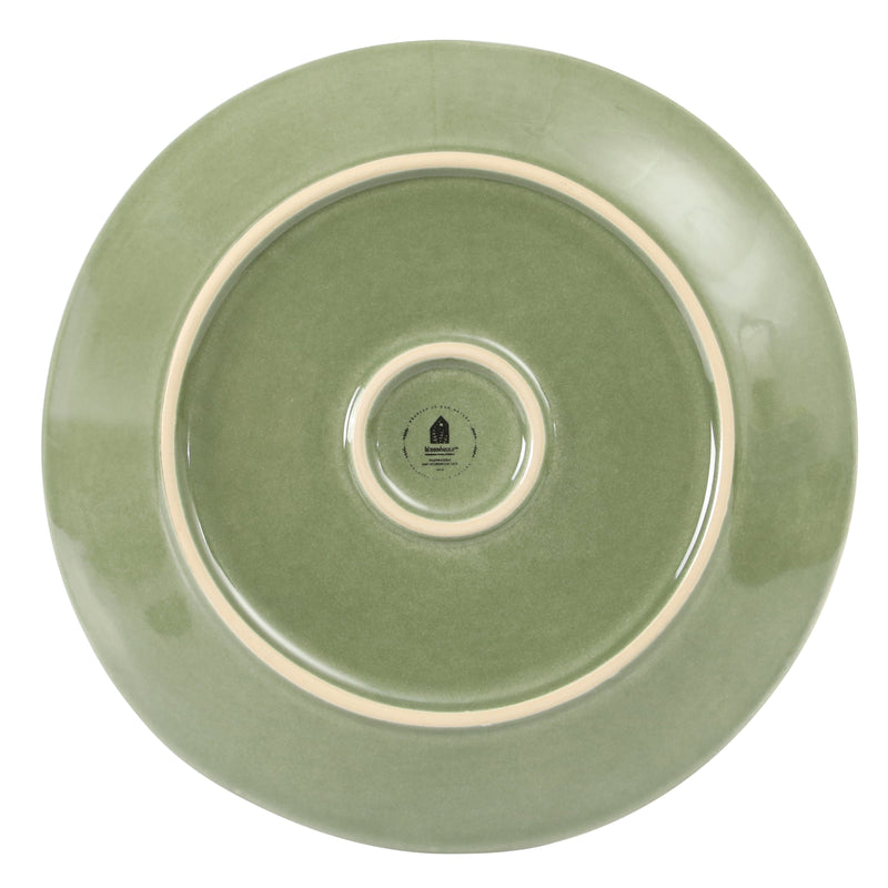 Bloomhouse Montecito Breeze 16pc Double Bowl Dinnerware Set - Reactive Glaze - Stoneware - Gift Box w/ Remailer
