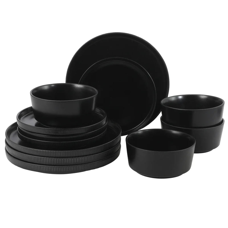 Gibson Home Dempsey Road 12pc Dinnerware Set - Solid Color - Stoneware - GBX