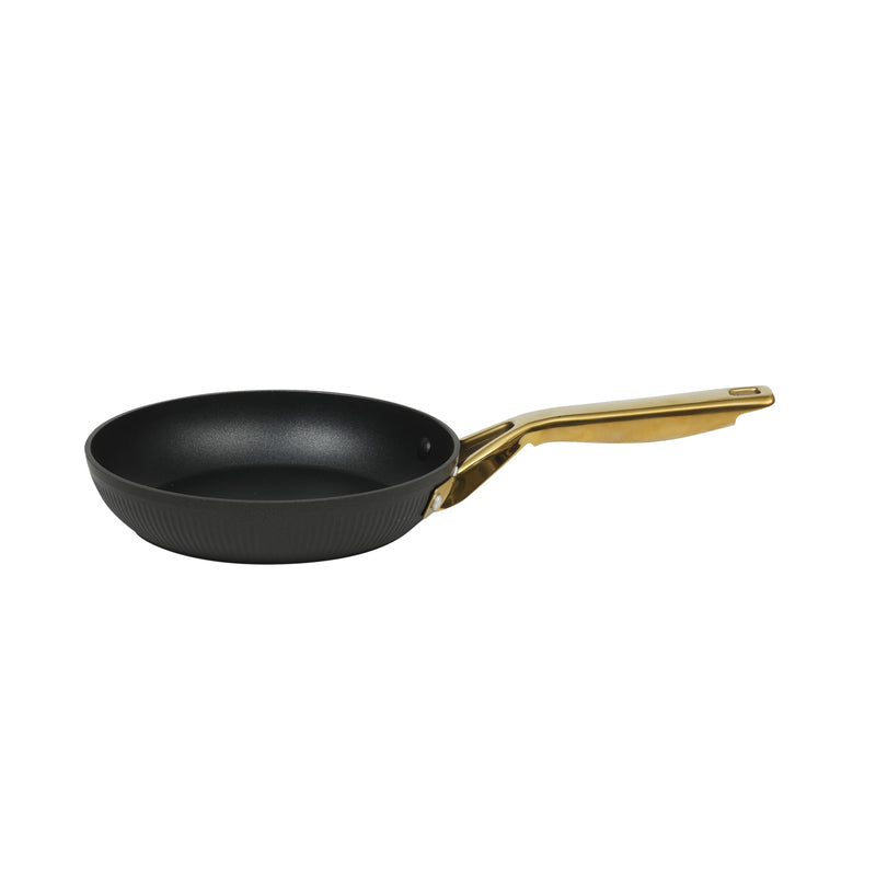 Oster Abbottsford 16pc Aluminum Cookware Combo Set - Matte Black Stripe - Nonstick - CD Bottom - Stainless Steel Handle - Gift Box