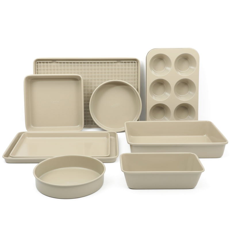 Martha Stewart Gallen 10pc Carbon Steel BakewareSet - Gift Box w/ Remailer